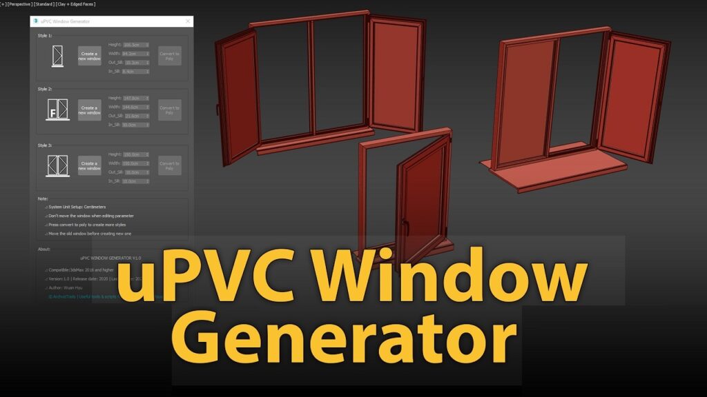 اسکریپت uPVC Window Generator