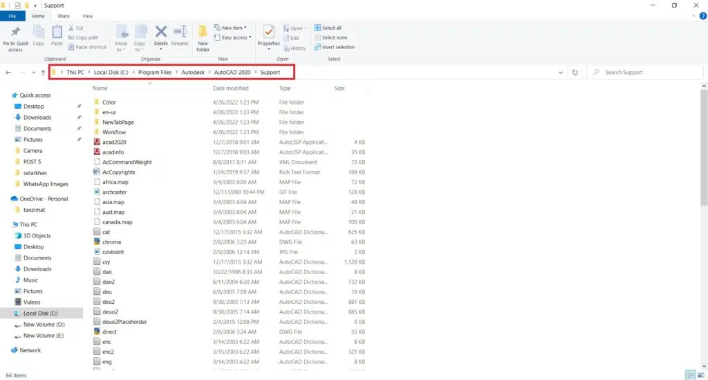 نصب فونت فارسی در اتوکد