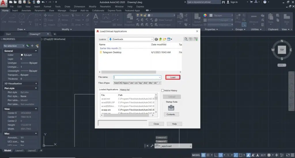لیسپ درج مختصات در اتوکد