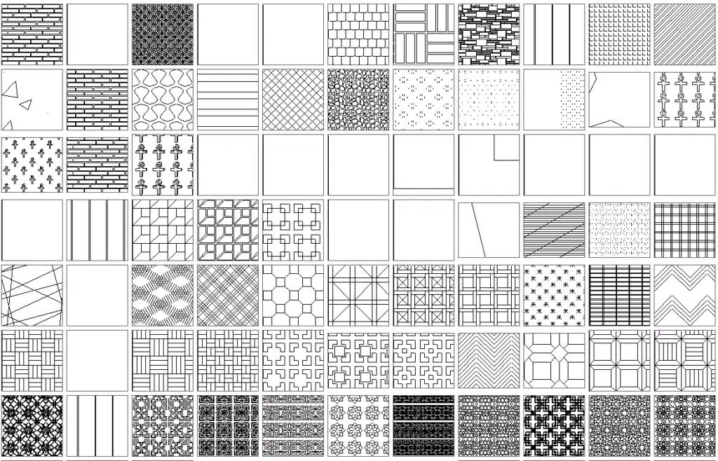 دانلود رایگان هاشور اتوکد