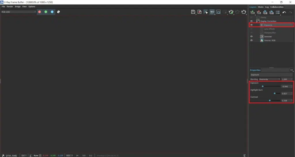 رفع سوختگی نور رندر در فریم بافر ویری