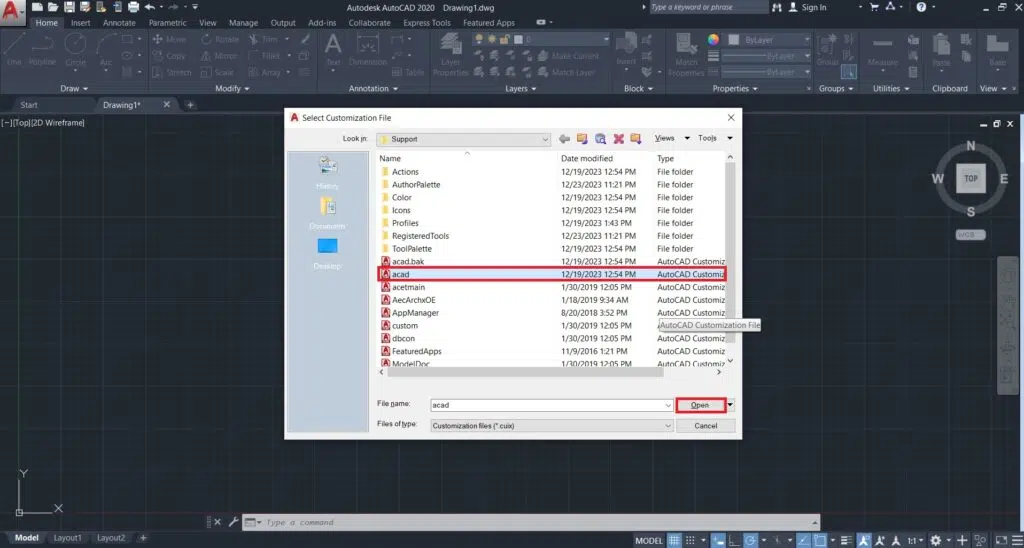 حل مشکل عدم نمایش Ribbon در اتوکد
