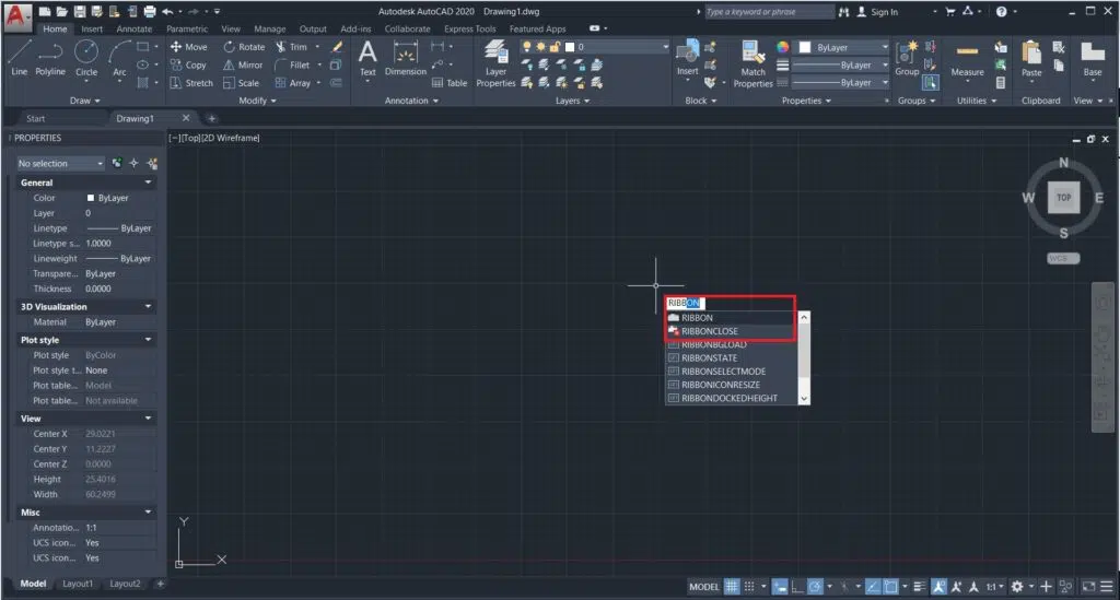 حل مشکل عدم نمایش Ribbon در اتوکد