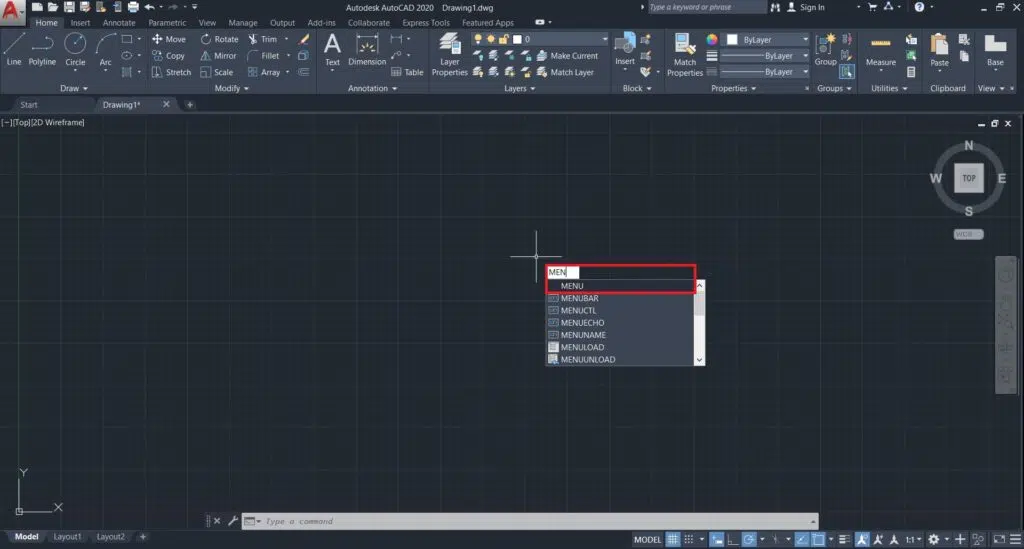 حل مشکل عدم نمایش Ribbon در اتوکد