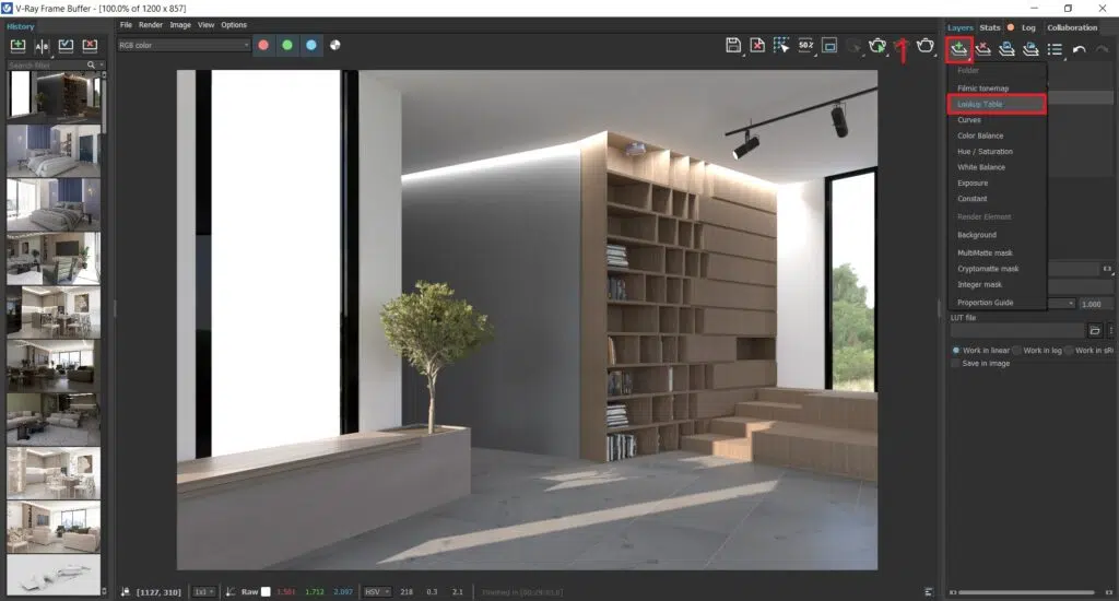 دانلود LUT برای فریم بافر ویری