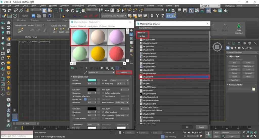 رندر اسکیسی در تری دی مکس