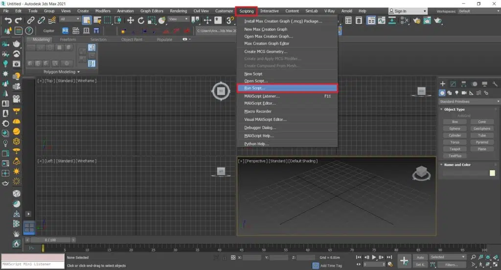 آموزش اسکریپت dappled light generator