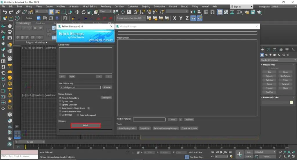 سیاه شدن متریال در تری دی مکس